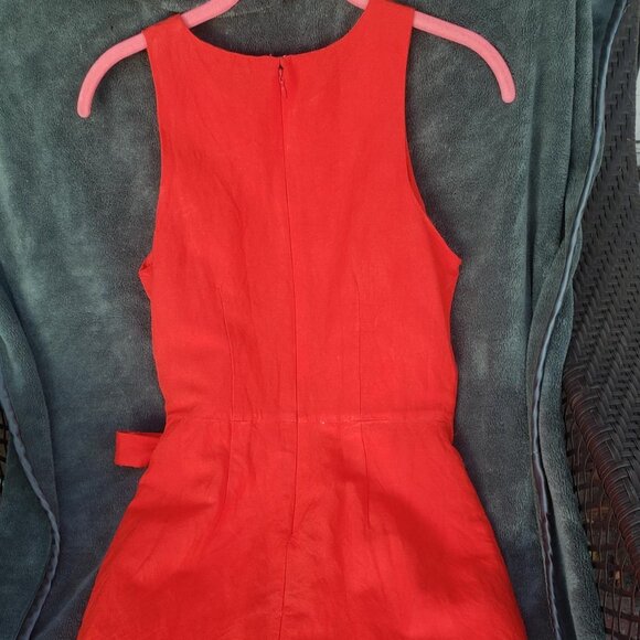 Flattering Ann Taylor Linen/Rayon Blend Wrap Dress - Picture 4 of 10